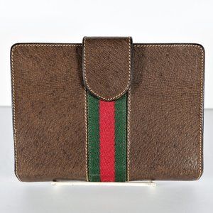 Vintage GUCCI Leather Pinochle Card Case/Pen